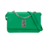 Sadie Shoulder Bag, &pound;275, Handbags, Green, Leather, Front view